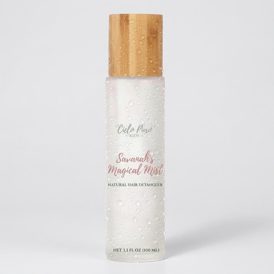 Kids Leave-In Hair Detangler Spray, Marshmallow Root & Aloe, Easy Tangle Release for Curly Hair, Daily Use