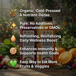 Organic Cold‑Pressed Juice Sampler (3 × 12 oz) — Choose Any 3 Flavors | MY’s Fresh Homemade Smoothies & Spices-4