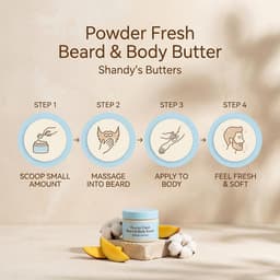 Powder Fresh Beard & Body Butter (8 oz)-2