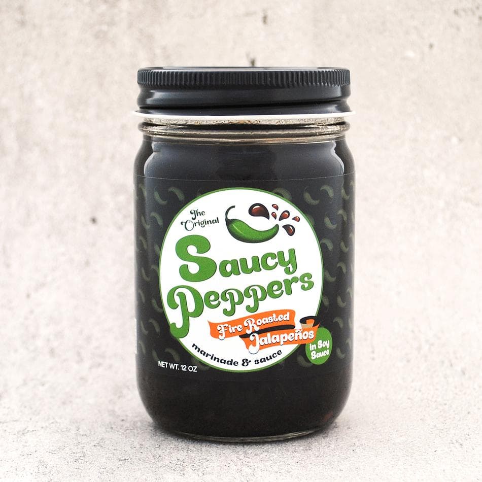 Fire Roasted Jalapeño Tamari Soy Sauce Topping & Marinade, Umami Heat, Vegan & Gluten-Free, 12 oz Jar