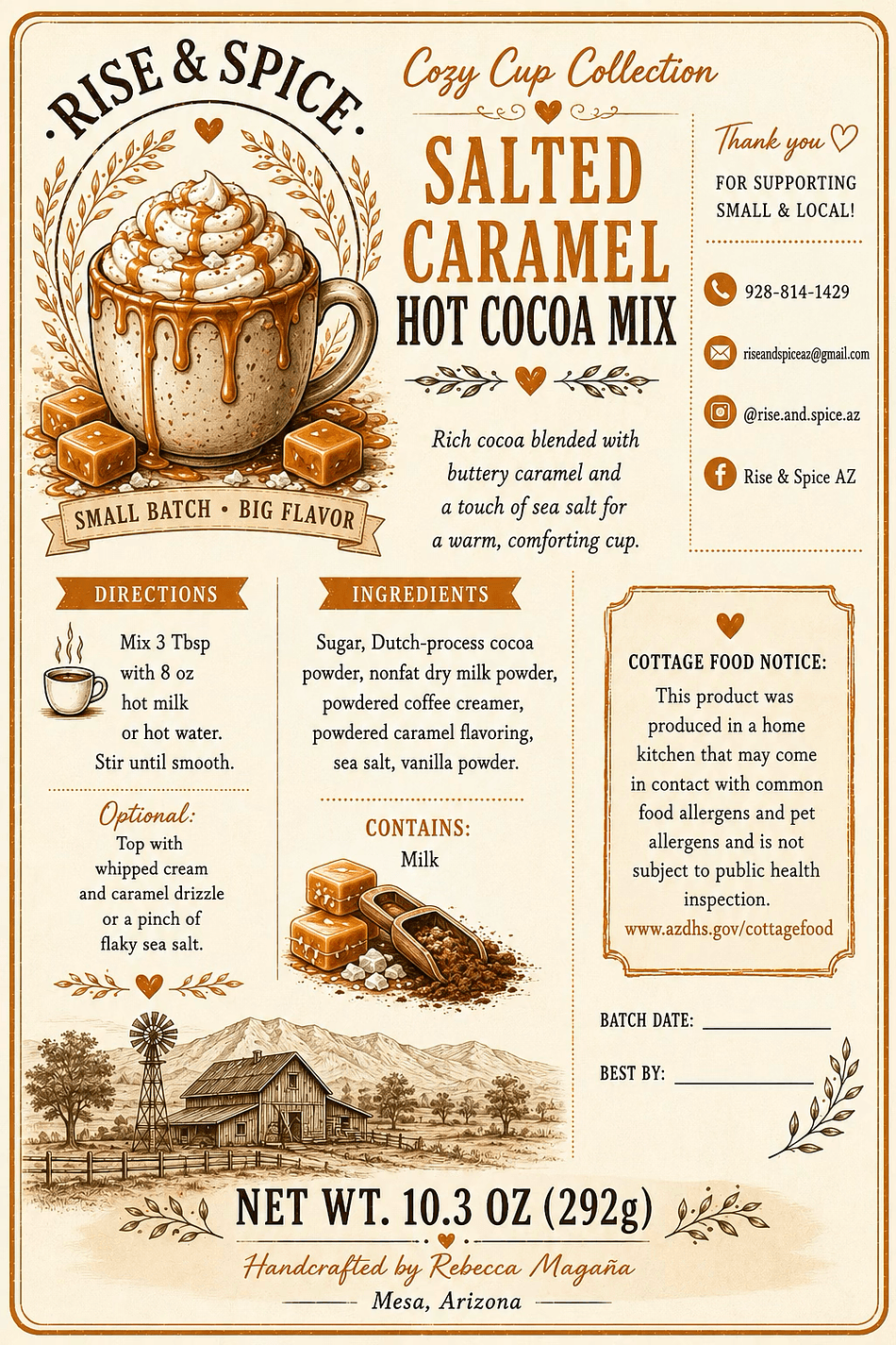Salted Caramel Hot Cocoa Mix