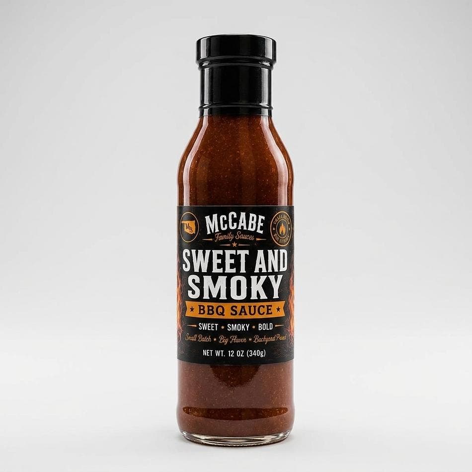 Sweet & Smoky BBQ Sauce- 12 oz