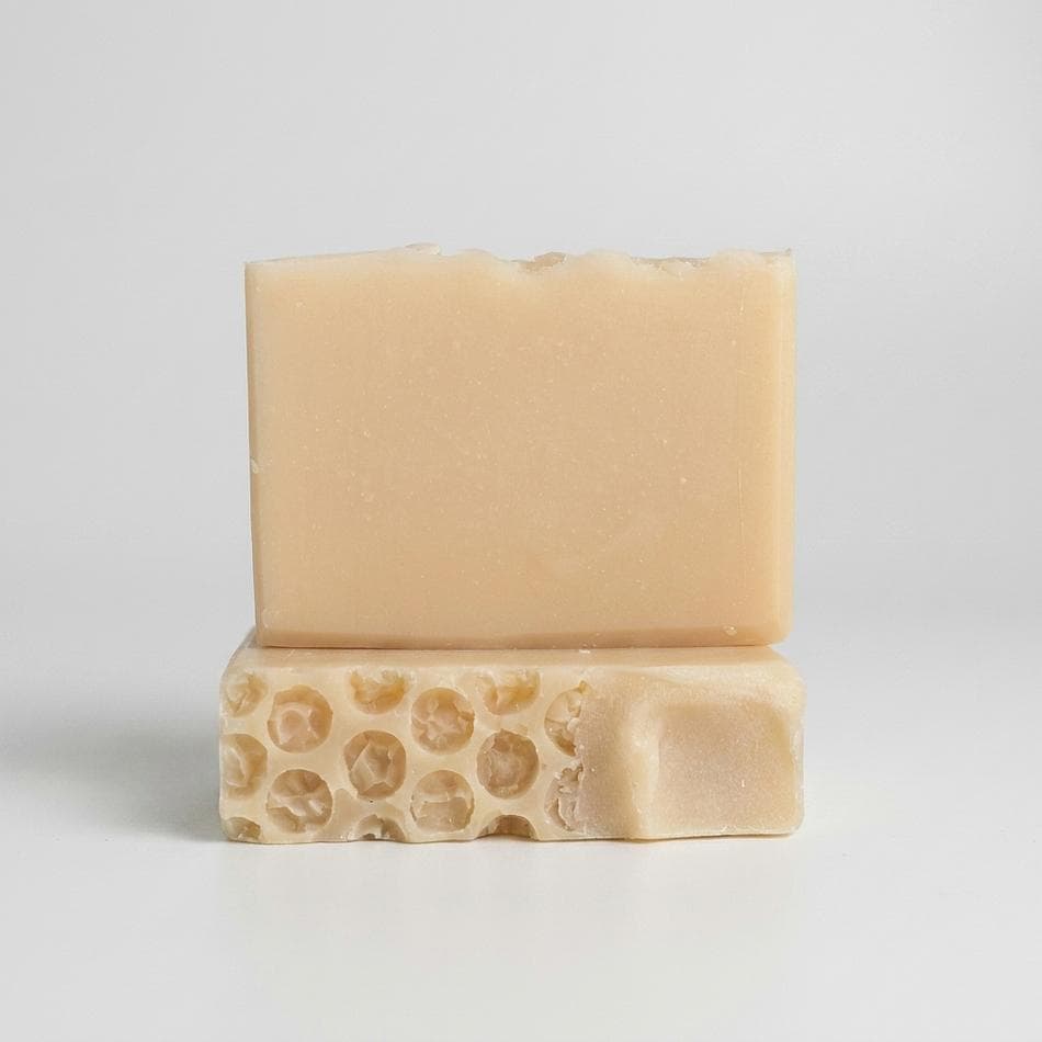Oatmeal & Honey Soap Bar, Colloidal Oats & Honey, Moisturizing Sensitive Skin Cleanser, 4.5 oz Handmade Bar
