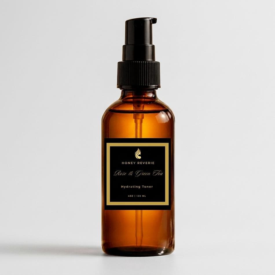 Hydrating Face Toner, Rose Water & Green Tea, Antioxidant + Dewy Skin Finish, 6.8 fl oz