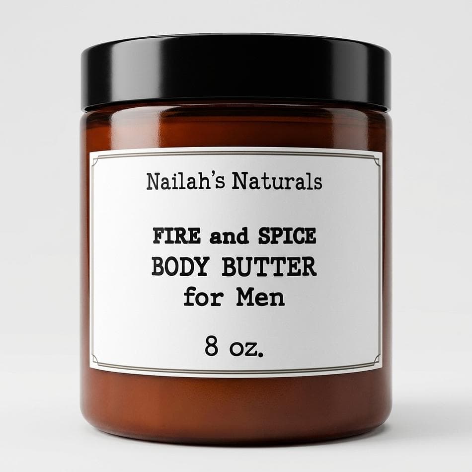 Men’s Body Butter + Beard Oil Gift Set, Shea Butter & Coconut, Dry Skin & Beard Softening, 2-Piece Bundle (8 oz)