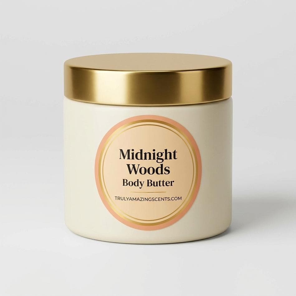 Men’s Body Butter Sample Set, Shea & Kokum Butter, Non-Greasy Moisture, 4 Scents (The Gentleman, Midnight Woods, Empowered, Boss Energy)