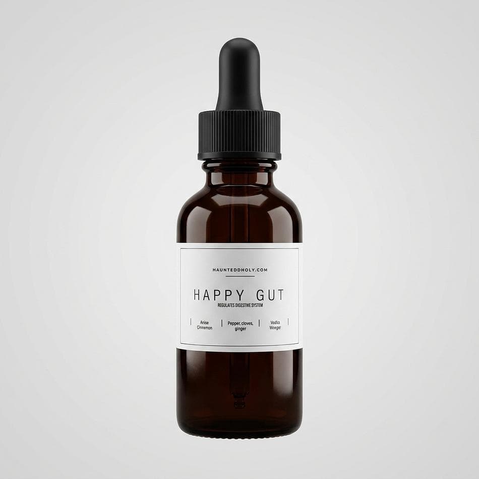 Digestive Herbal Tincture, Cinnamon Anise & Ginger, Gut Health Support, Alcohol-Based Drops, 1 Bottle