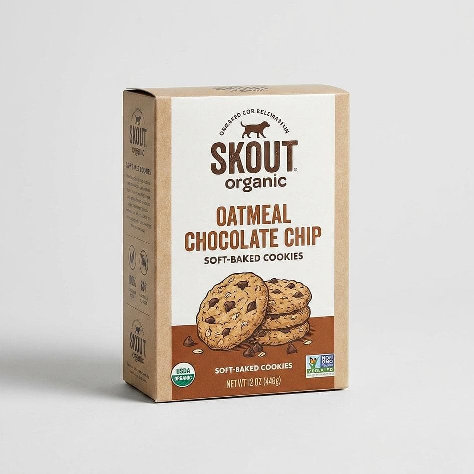 Soft-Baked Organic Cookies, Date Syrup & Cassava Flour, Gluten-Free Vegan Variety Pack, 3 Boxes (Oatmeal Choc Chip, PB, Double Choc)