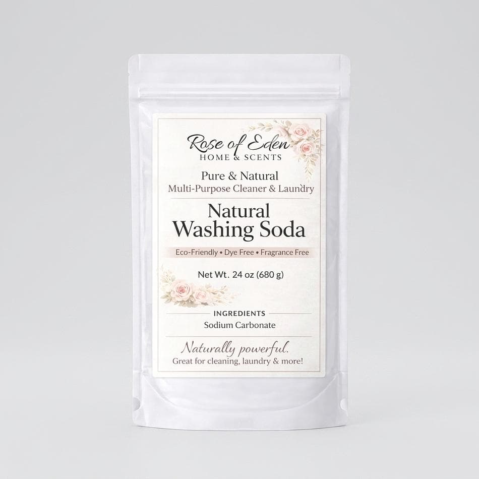 Washing Soda Powder, Fragrance-Free Laundry Booster & Degreaser, Hard Water Softener, 24 oz (680 g)