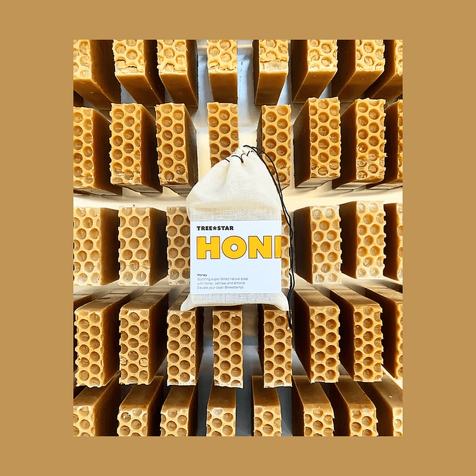 Honey & Oatmeal Bar Soap, Wild Honey & Colloidal Oatmeal, Sensitive Skin Soothing Cleanse, Approx. 5 oz