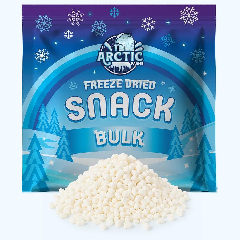 Freeze-Dried Marshmallows, Light, Airy, Sweet & Ultra-Crunchy, Bulk Bag (1.7 lb)