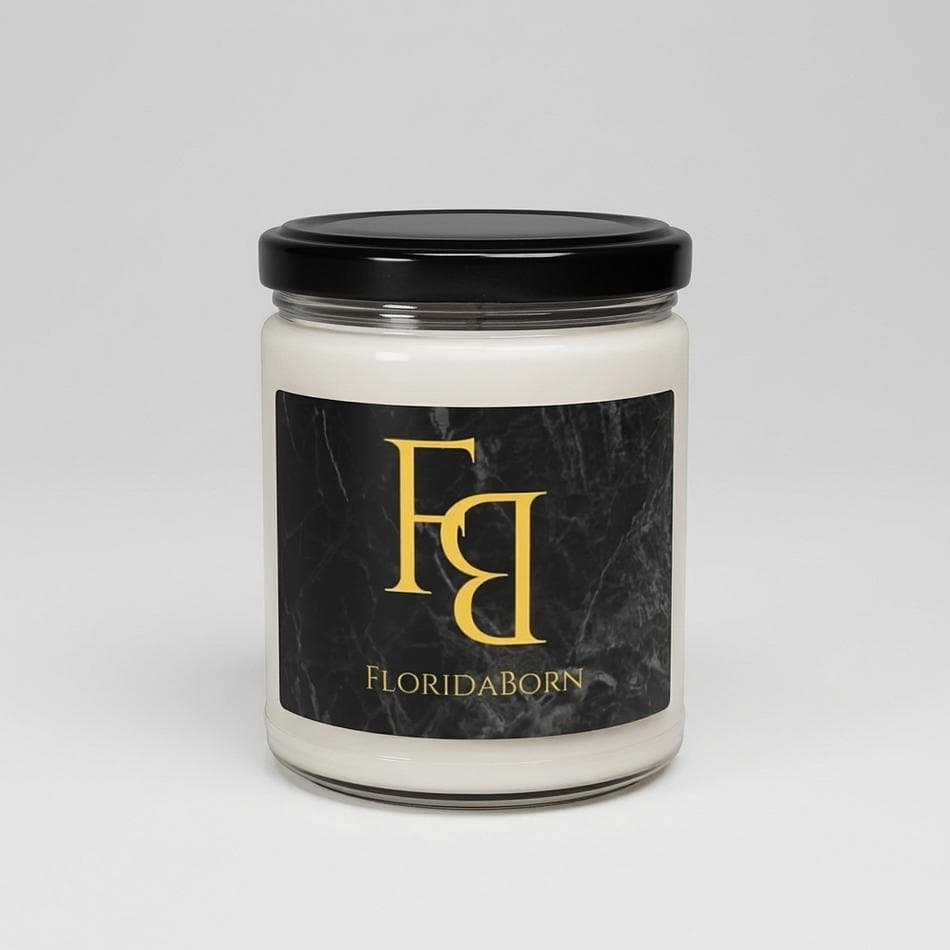 Scented Soy Candle in Glass Jar, Essential Oil Infused, Clean-Burning Cotton Wick, 9 oz, 50–60 Hr (12 Scents)