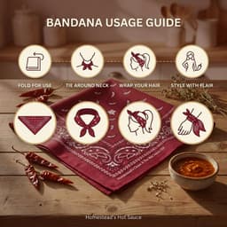 Homestead’s Closet X Hot Sauce Girl | BANDANA-11