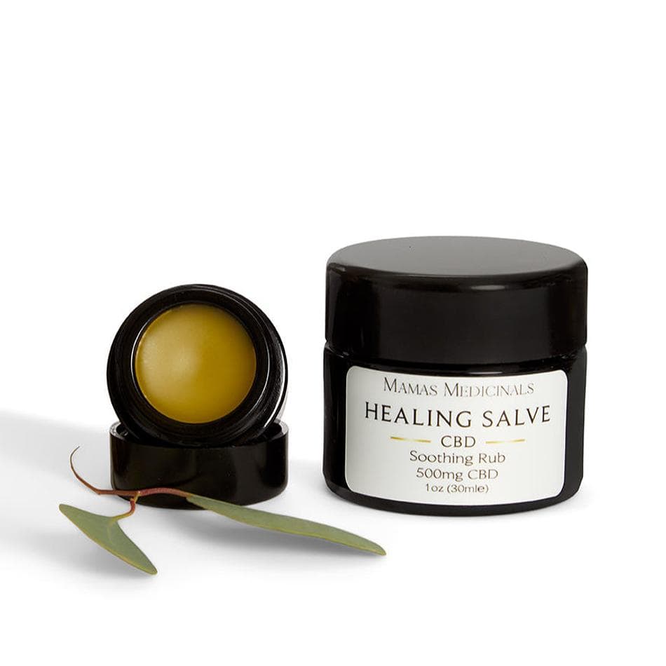 CBD Healing Salve, Nano CBD + Olive Oil & Beeswax, Skin & Muscle Relief Balm 30mL, 500mg CBD