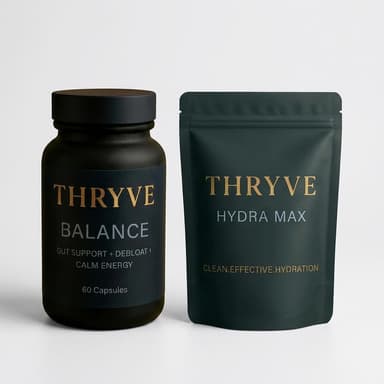 Electrolyte Hydration Powder + Digestive Support Capsules, Potassium 700mg, Berberine & Milk Thistle, 2-Bottle Bundle (25/30 Servings)