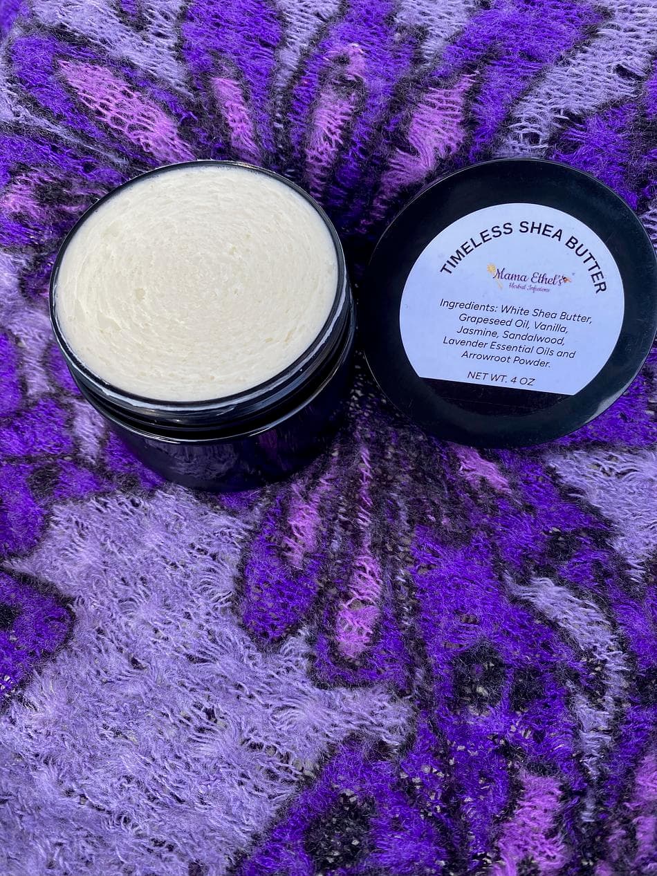 Scented Shea Butter, Mama Ethel’s Timeless Signature Fragrance, Deep Moisture for Dry Skin, 4 oz