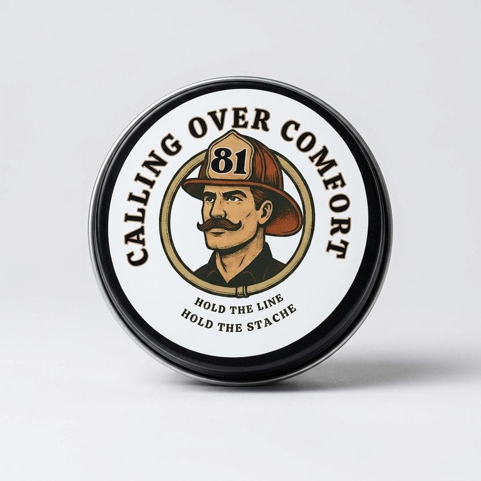 Mustache Wax, Beeswax-Based, Natural Hold & Styling, Scented, 1 oz Tin (Light/Medium/Strong/Hurricane)