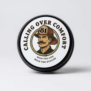 Mustache Wax, Beeswax-Based, Natural Hold & Styling, Scented, 1 oz Tin (Light/Medium/Strong/Hurricane)