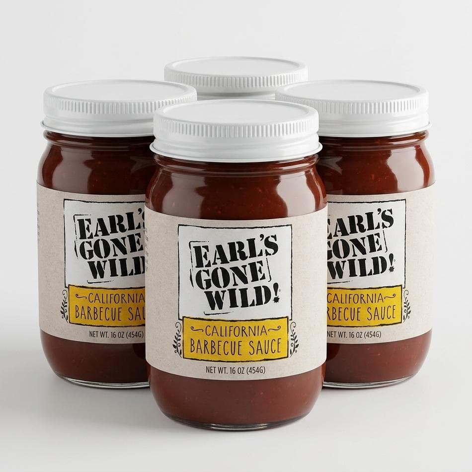BBQ Sauce Multi-Pack, Tomato, Molasses & Honey, Sweet-Tangy Mild Heat, 16 oz Jars, 3/6/12 Pack Case