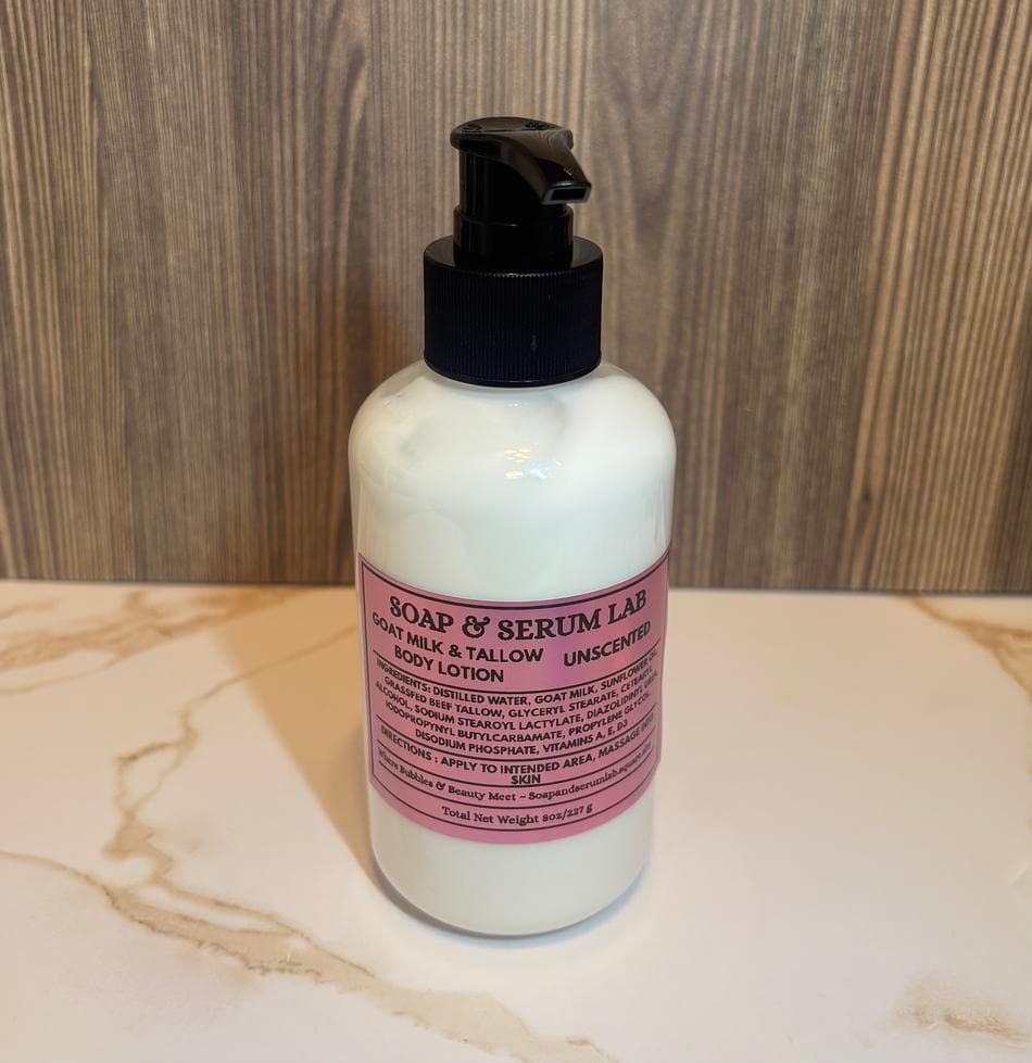 Goat Milk & Tallow Body Lotion 8 oz