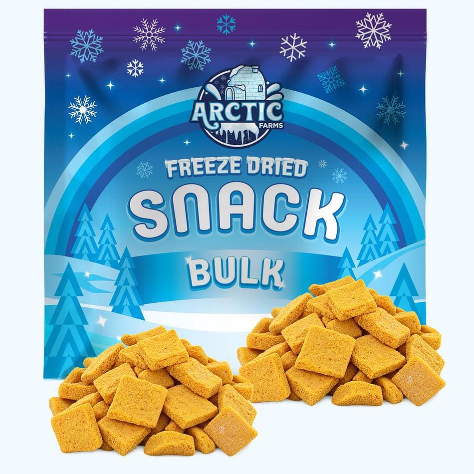 Freeze-Dried Yellow Prickly Pear (Cactus Fruit), 1-Ingredient Crunchy Snack, No Added Sugar, Bulk Bag (9 oz)