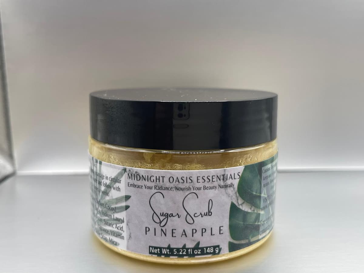 Pineapple Whipped Sugar Scrub