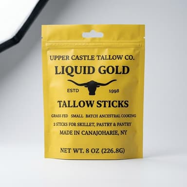 Tallow Balm Bundle, Grass-Fed Beef Tallow, Frankincense + Lavender, Deep Moisture, 2 x 2 oz Balms + Cooking Stick