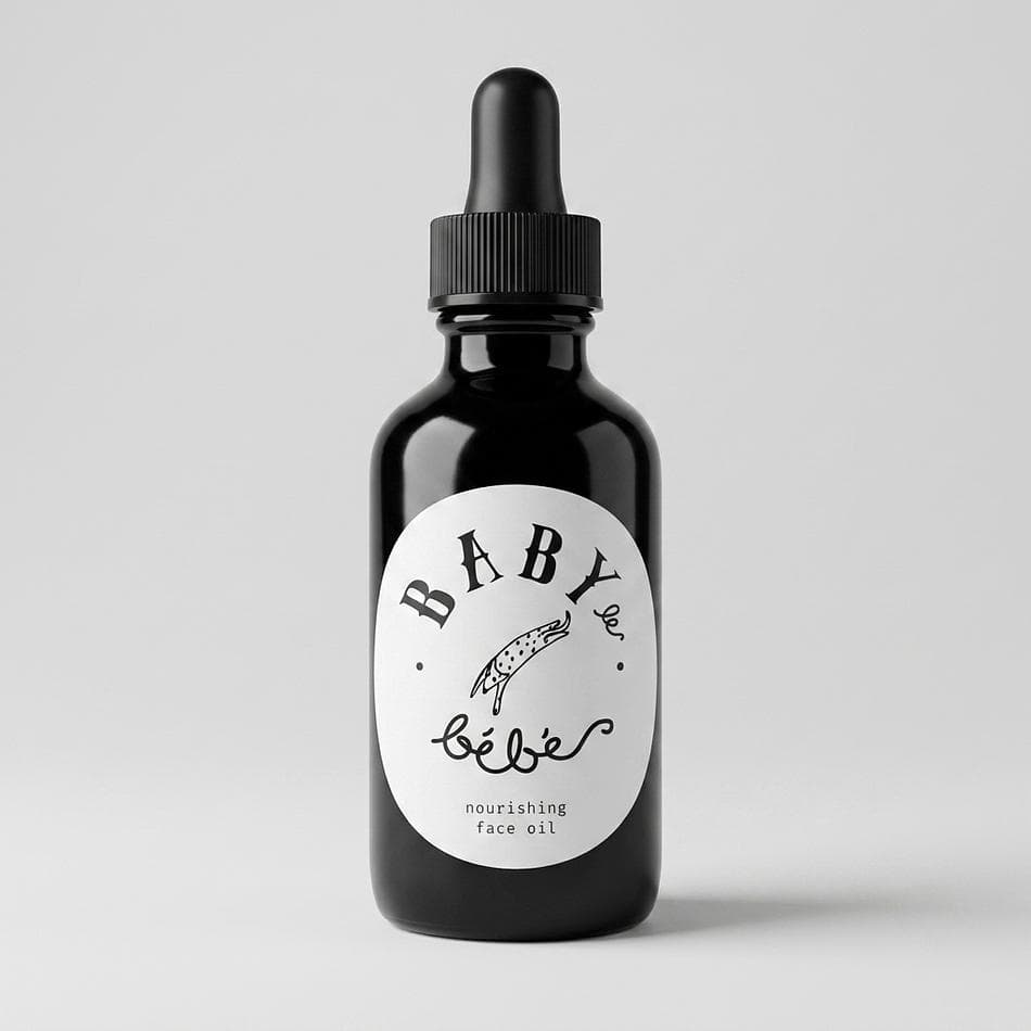 Botanical Face Oil, Organic Argan + Clary Sage & Rosemary, Lightweight Glow, Non-Comedogenic, 2 fl oz