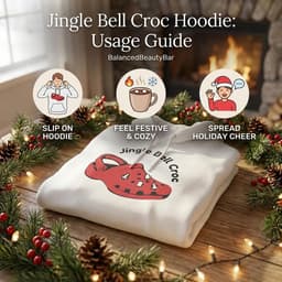 Jingle Bell Croc Hoodie — Funny Holiday Crocs Pullover-7