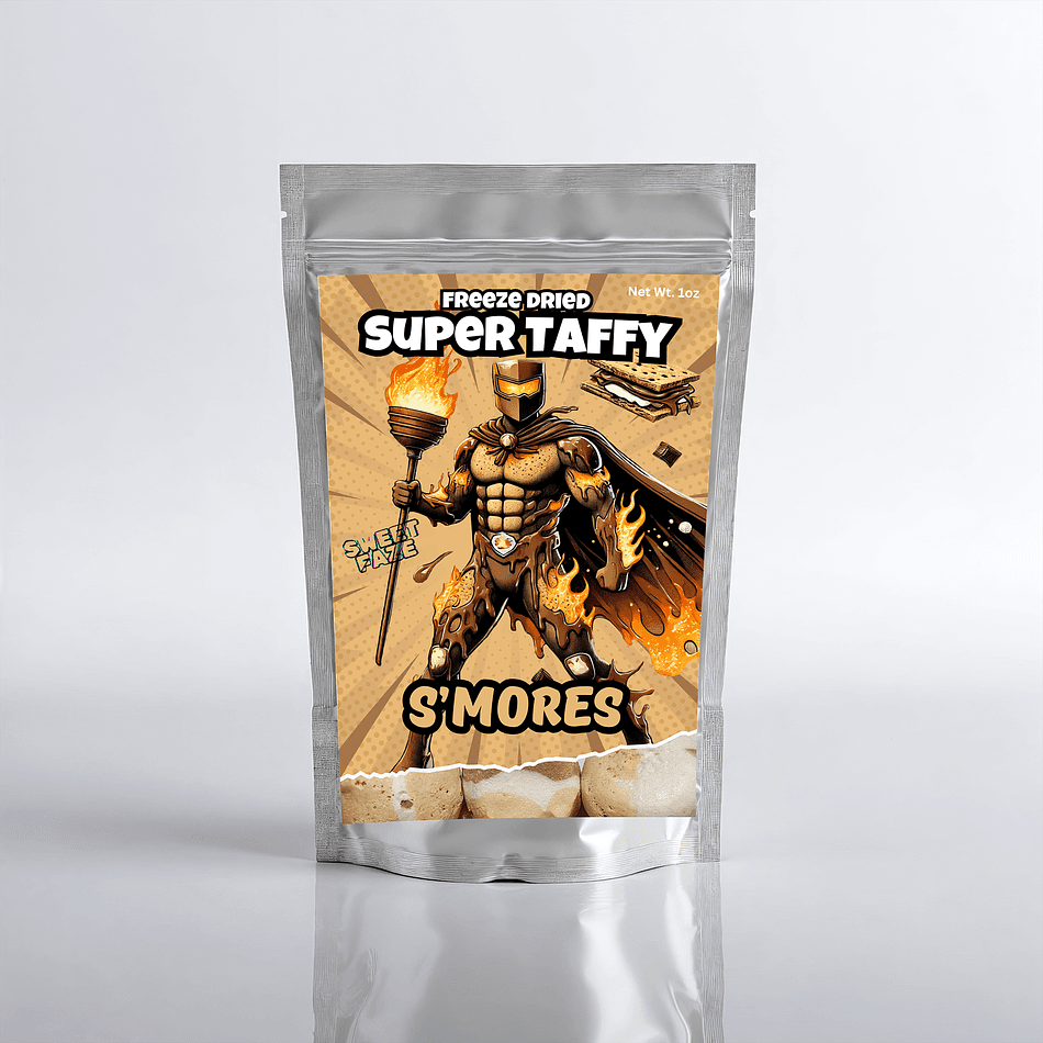 Freeze-Dried S'mores Taffy