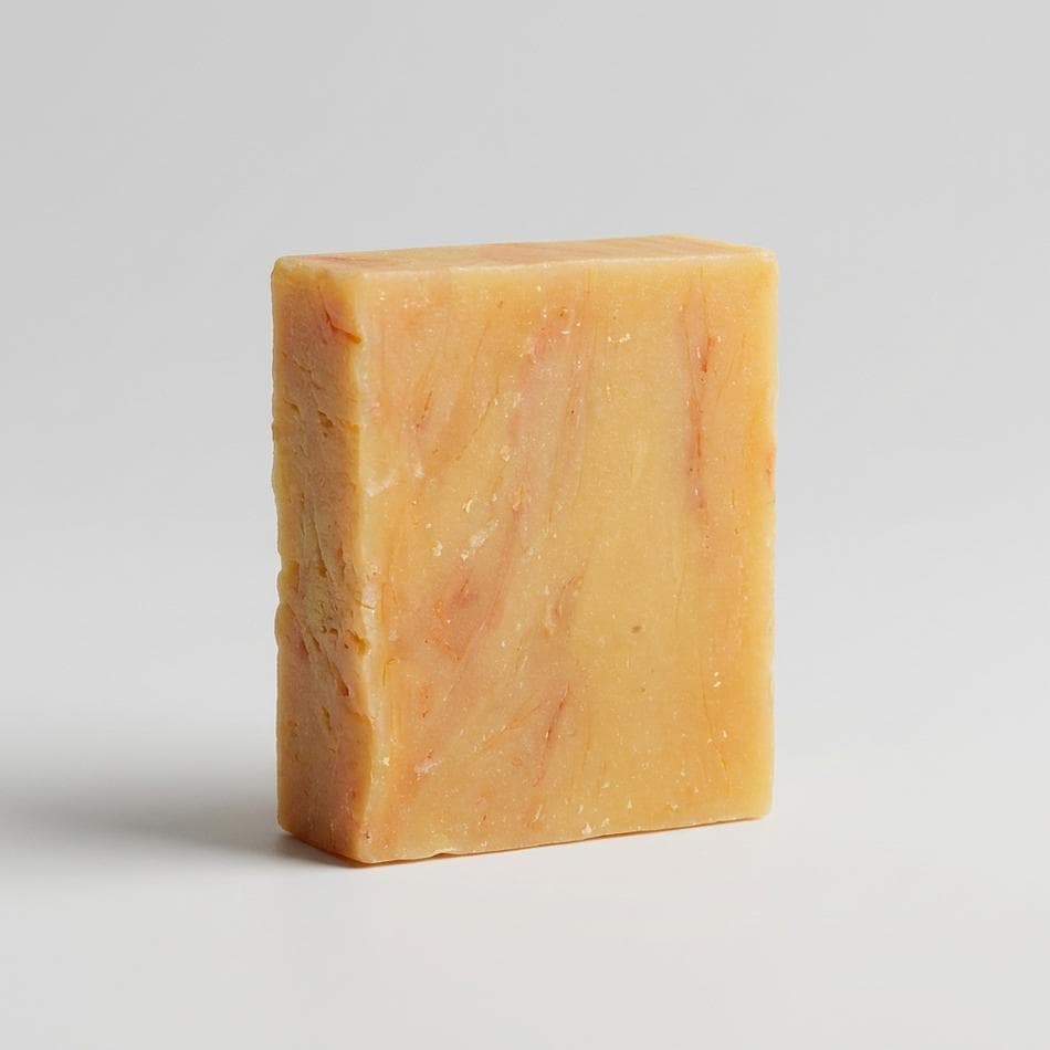 Cold Process Citrus Soap Bar, Olive & Coconut Oil + Shea Butter, Brightening Cleanse, Grapefruit Orange Lime, 4.5 oz