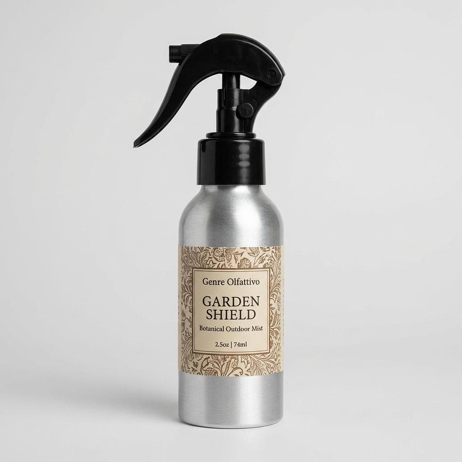 Botanical Outdoor Body Mist, Lemon Eucalyptus & Citronella Essential Oils, Fresh Scent, Quick-Dry Spray for Skin & Clothing