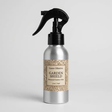 Botanical Outdoor Body Mist, Lemon Eucalyptus & Citronella Essential Oils, Fresh Scent, Quick-Dry Spray for Skin & Clothing