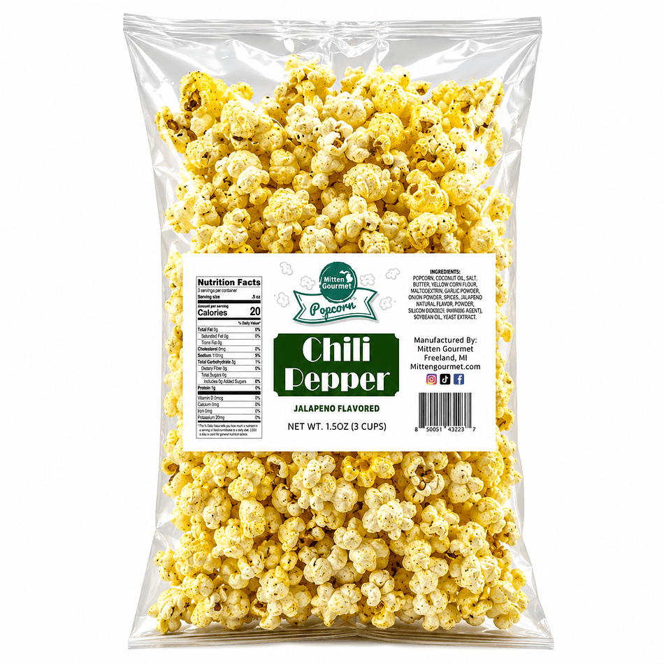 Chili Pepper - Small Batch Gourmet Popcorn