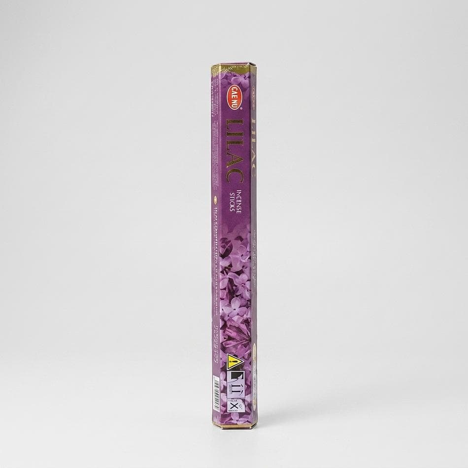 Lilac Incense Sticks, Floral Aroma, Calming Relaxation, 20-Stick Hex Pack (1 Tube)