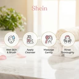 2 In 1 Face Cleansing Brush 1pc Facial Cleansing Exfoliating Brush With Ultra Fine Soft Pore Deep Cleansing Silicone Double Side Face Wash Scrub Brush For Massaging Skincare Makeup Removal Random Color-10