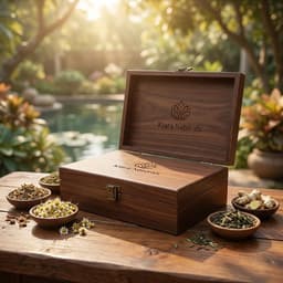 Kiara Naturals Wellness Gift Box – Ayurvedic Herbal Tea Sampler Set-6