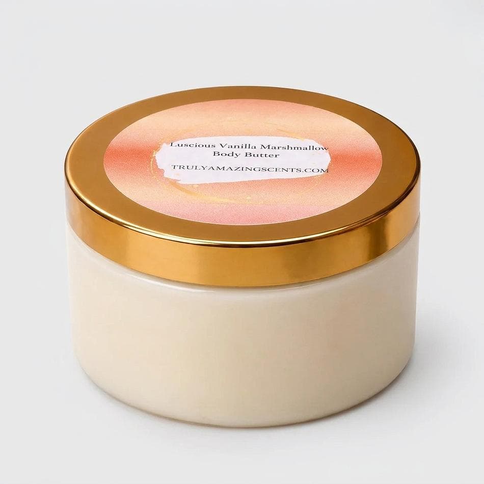 Whipped Body Butter Samples, Shea Butter & Kokum Butter, All-Day Moisture, Scented Travel Jar (Select Scent)