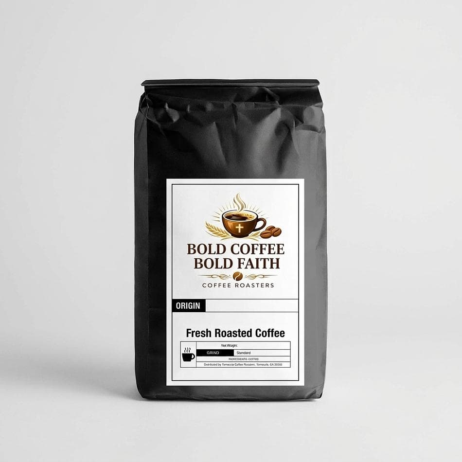 Dark Roast Coffee Beans, Central America Blend, Bold Smoky Smooth Finish, French Roast Style, 12 oz Bag