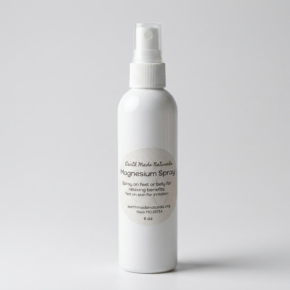 Magnesium Chloride Body Spray, Unscented or Lavender, Muscle Relaxation & Sleep Support, 6 oz Topical Spray