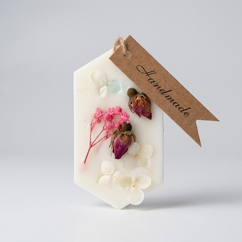 Soy Wax Air Freshener Tablet, Dried Botanicals, Long-Lasting Closet & Drawer Freshener, 1 Pc, Hanging Wax Sachet