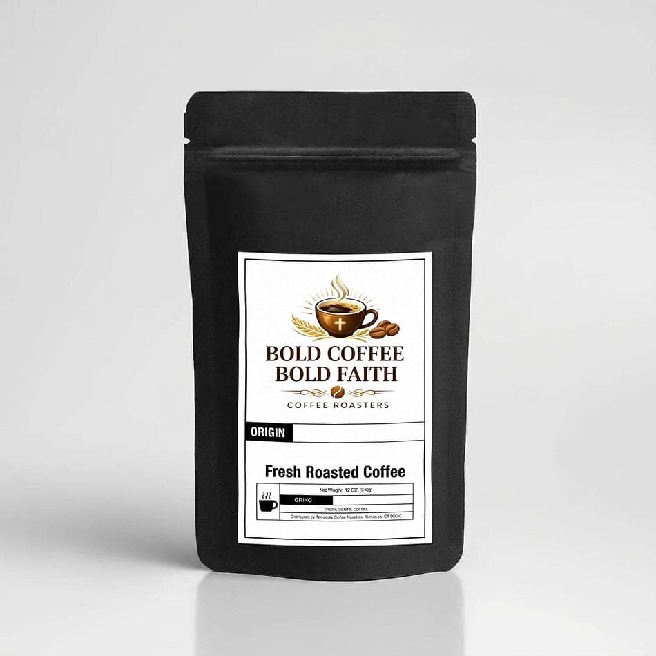 Light-Medium Roast Coffee Blend, Cocoa Caramel Toffee Notes, Balanced Morning Cup, 12oz Bag (Whole Bean or Ground)