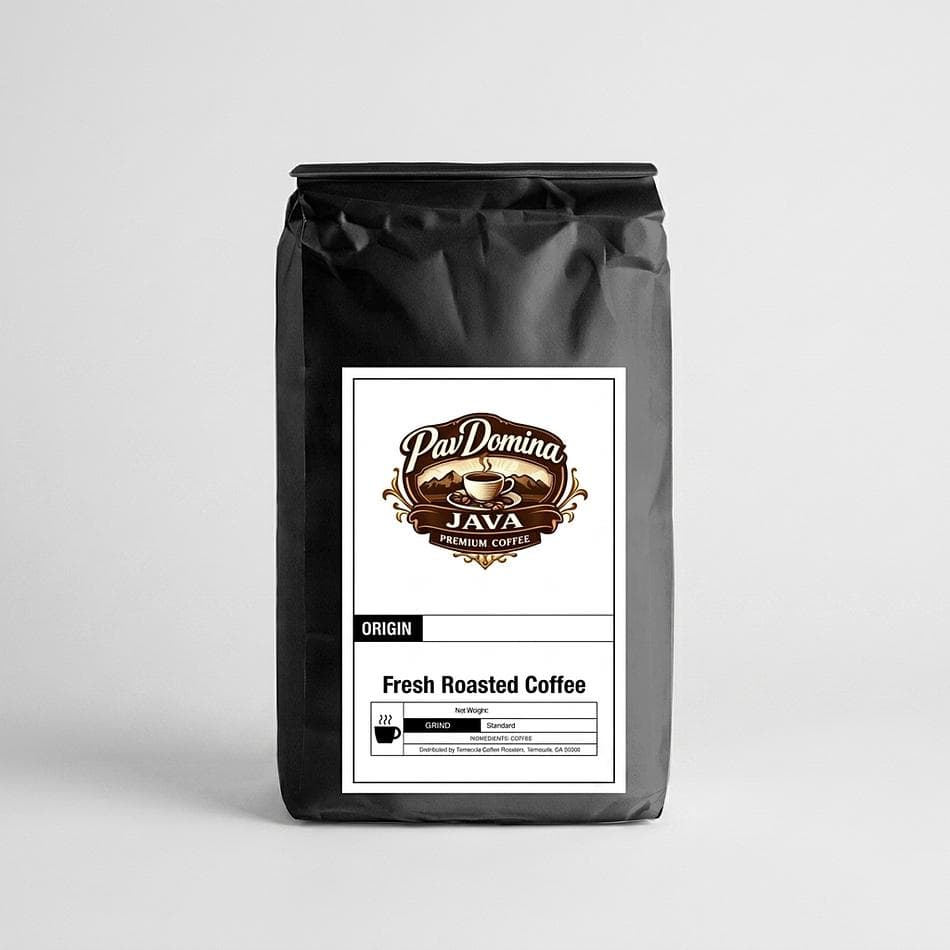 Holiday Coffee Blend, Brazil + Peru + India Beans, Festive Seasonal Cup, 12 oz Bag (Whole Bean or Ground)