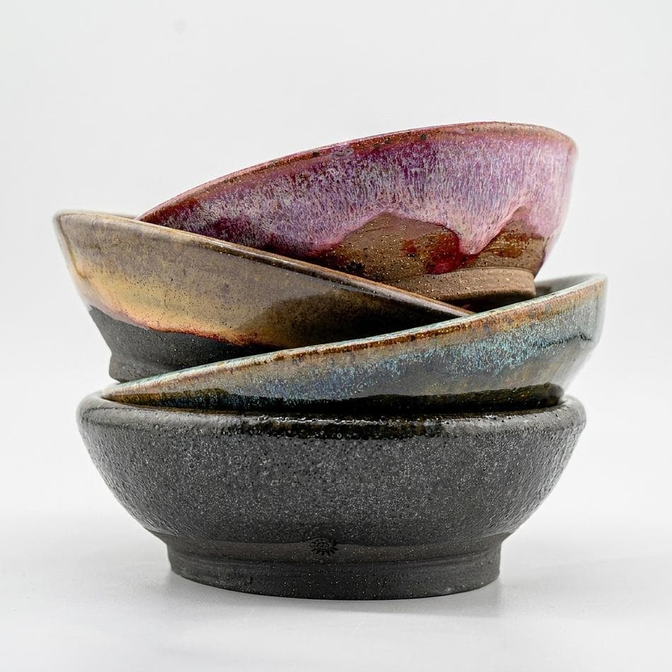 Ceramic Shower Steamer Dish, Handmade Glazed Holder, Extends Steamer Life, 1-Piece Steamer Tray (Mineral Color)