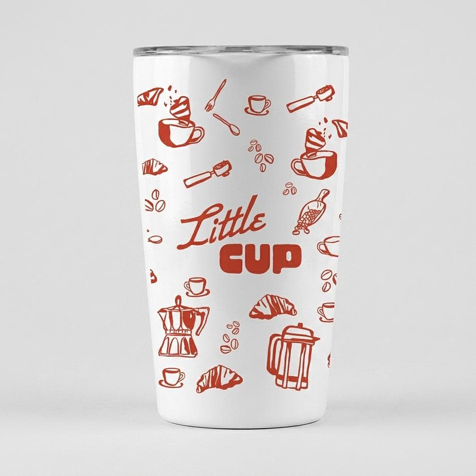 Insulated Stainless Steel Coffee Tumbler, 18/8 Steel, Hot & Cold, Cupholder Friendly, 12 oz