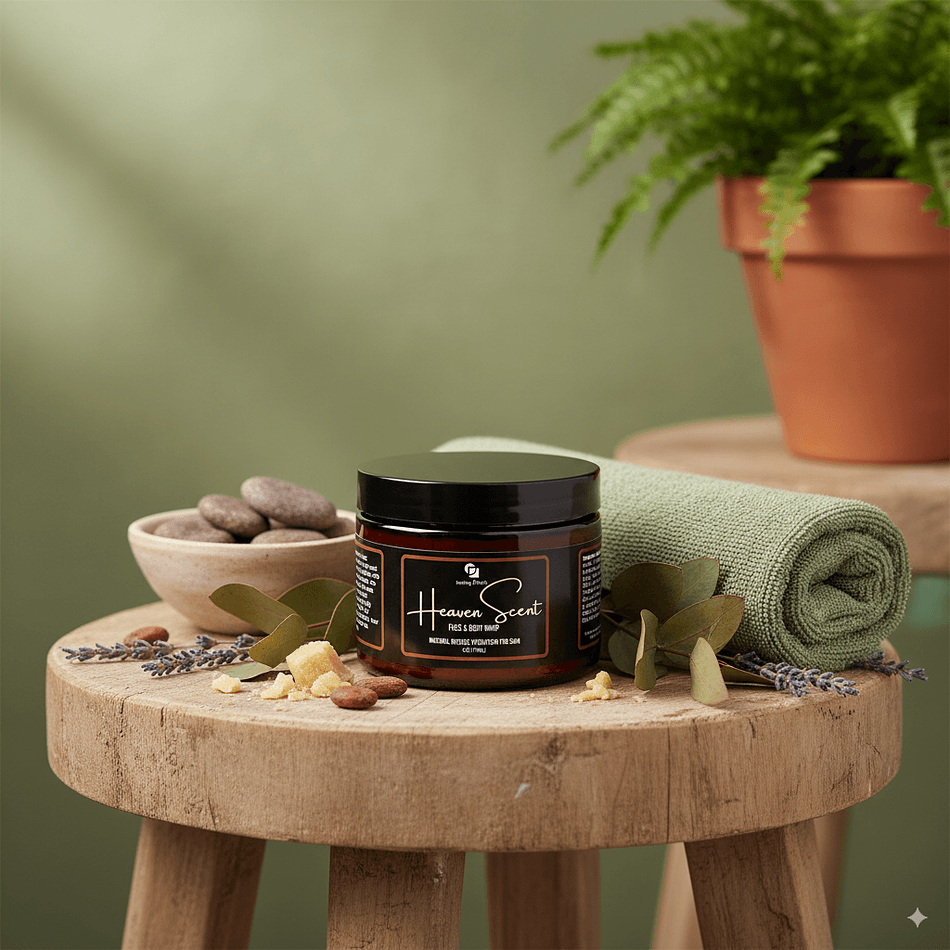 Face & Body Whip, Shea Butter + Argan & Jojoba Oils, Deep Hydration for Dry Skin, HEAVEN SCENT Whip 6 oz Jar