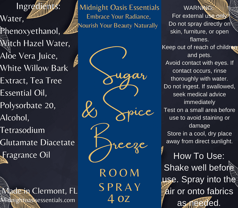 Sugar and Spice Breeze Room Spray - Image 2