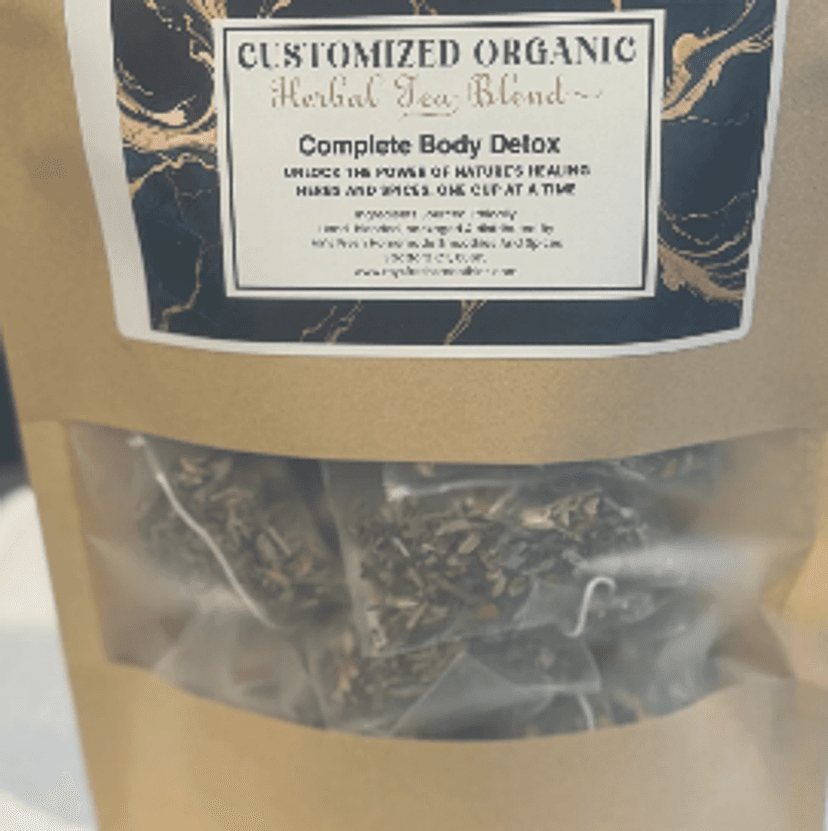 21-Day Complete Body Detox Cleanse Herbal Tea Blend - Image 1