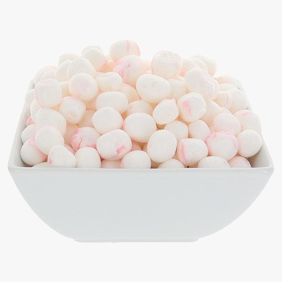 Freeze-Dried Salt Water Taffy Candy, Peppermint, Light Crunchy Candy Puffs, Pack of 3 Resealable Bags (0.5 oz each)