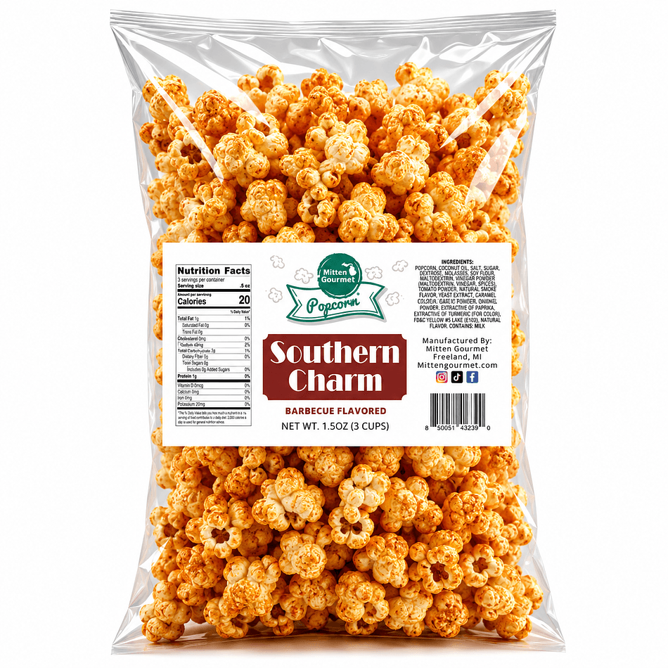 Southern Charm - Small Batch Gourmet Popcorn